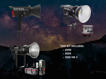 List my kit: Aputure Cob Trinity Set