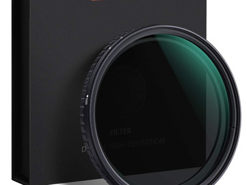 List my kit: Gobe 67mm Ultra Slim Variable Adjustable Fader ND Filter
