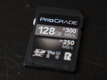 List my kit: ProGrade Digital SDXC UHS-II V90 Memory Card (128GB)