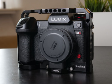 List my kit: Lumix S1H Full Frame 6K Camera w/ Cage & EF lens adaptor