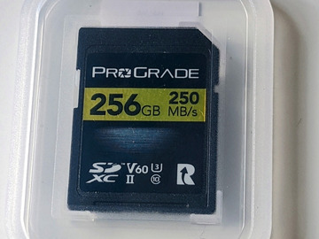 List my kit: ProGrade Digital SDXC UHS-II V60 Memory Card (256GB)