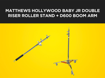 List my kit: Matthews Baby Jr Double Riser Stand + Avenger D600 Boom Arm