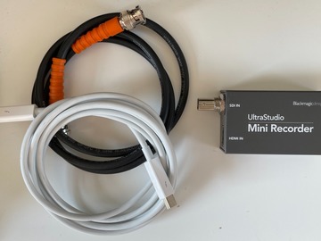 List my kit: Blackmagic Ultrastudio Mini Recorder (TB2)