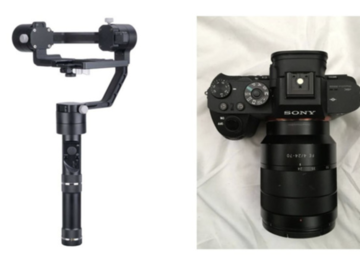 List my kit: Gimbal kit - Sony a7s ii+Crane V2+Sony24-70 f4