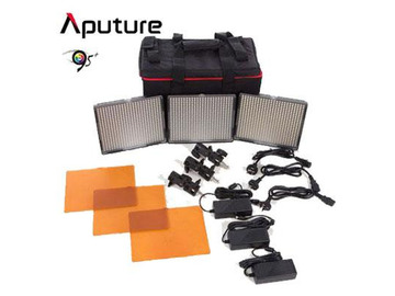 List my kit: 3 x Aputure Amaran 528 LED light kit
