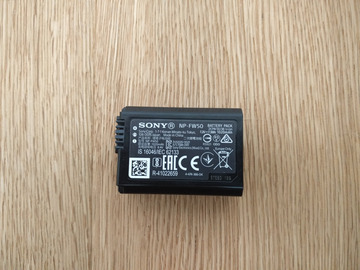 List my kit: Sony NP-FW50 Battery - Sony A7s ii battery