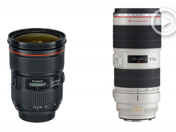 List my kit: Canon 24-70 f2.8 ii + Canon 70-200 f2.8 IS ii
