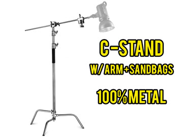 List my kit: C-Stand - Full Metal - Neewer Pro w/ Arm + Sandbags (NW3)