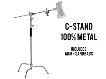 List my kit: C-Stand - Full Metal - Neewer Pro w/ Arm + Sandbags 