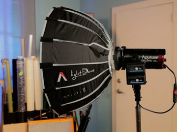 List my kit: Aputure LS 60X LED with Light Dome Mini II Kit - 2700-6500K