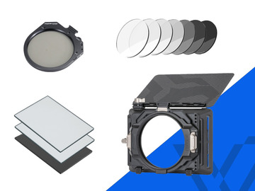 List my kit: Mattebox & Filters Pack | Tilta Mirage, Polarizer, IRND Set, 1/4, 1/8 BPM, 2.1ND