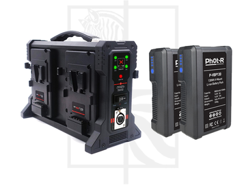 List my kit: 2x Vlock Batteries & 4 Bay Charger