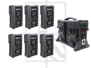 List my kit: 6x V-Lock 8800mAh 130Wh Batteries & Charger