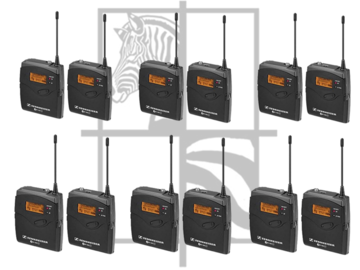 List my kit: 6x Sennheiser G3/G4 Radio Mic Sets