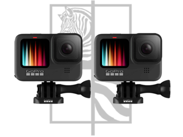 List my kit: 2x GoPro HERO 9 Kit and Accessories