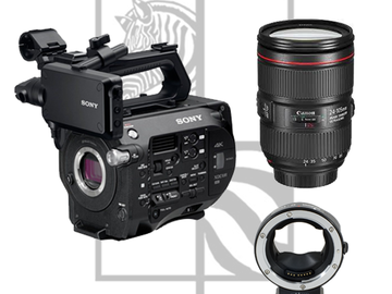 List my kit: Sony FS7 + Canon 24-105 F4 + Metabones