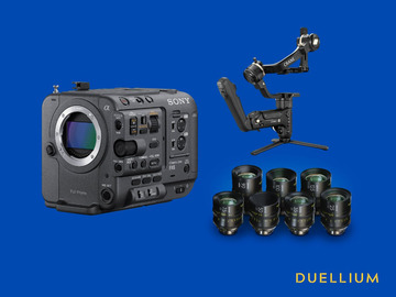 List my kit: Sony FX6  + Crane 3s + DZOFILM Vespid Prime Lens Set