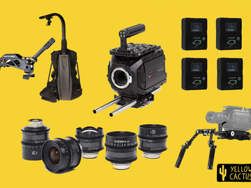 List my kit: URSA Mini G2 w/Easyrig, shoulder rig, vlocks, Xeen kit