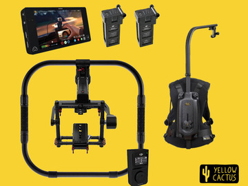 List my kit: Ronin MX with EasyRig Minimax, Atomos Monitor, Thumb Control and Battieries - Gimbal