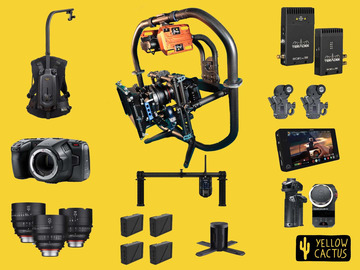 List my kit: Camera Kit-Movi Pro,BMPCC6k,Easyrig,Xeen,Teradek 300,Atomos,Tilta Nucleus M w/2 Motors 
