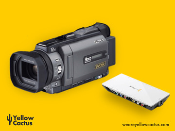 List my kit: Sony PDX-10 Mini DV Handycam Tape Camcorder VHS with Capture Card