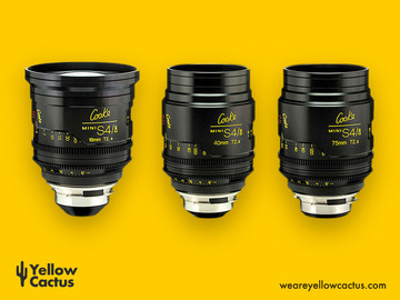 List my kit: Cooke MiniS4/i - 18, 40, 75 PL