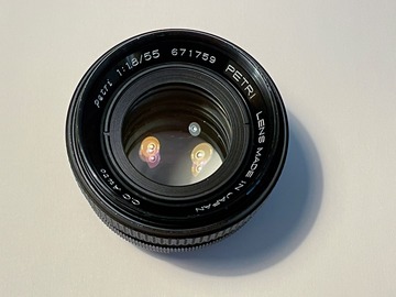 List my kit: Petri CC Auto 55mm F1.8 (Fits Fuji GFX & X Seriese) (GF and XF Lenses) (M42 Mount)