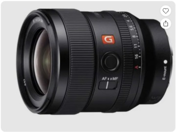 List my kit: Sony FE 24mm f/1.4