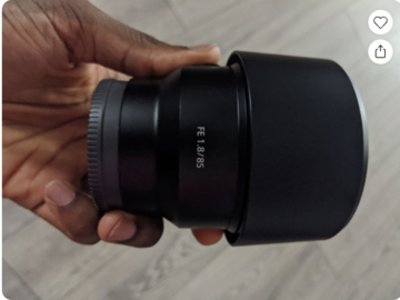 List my kit: Sony 85mm f1.8