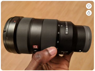 List my kit: Sony 24-70 mm F2.8 G master