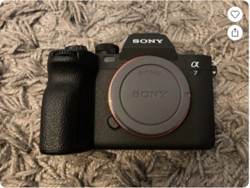 List my kit: Sony A7IV Body + Lens of Choice