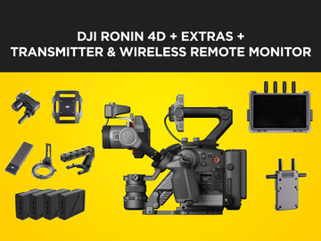 List my kit: DJI Ronin 4d +extras + Transmitter & Wireless Remote Monitor