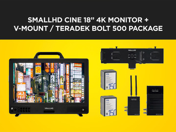 List my kit: SmallHD Cine 18 Monitor +Teradek Bolt 500 XT+V-Mount package