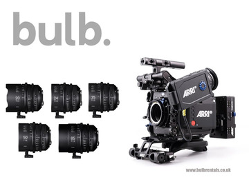 List my kit: Arri Alexa Mini LF (Full Kit) + Sigma FF Cine Primes