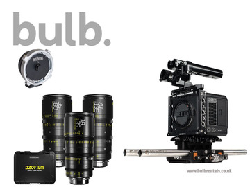 List my kit: Red Komodo 6k (Full Kit) + DZO Catta Ace Zoom Set