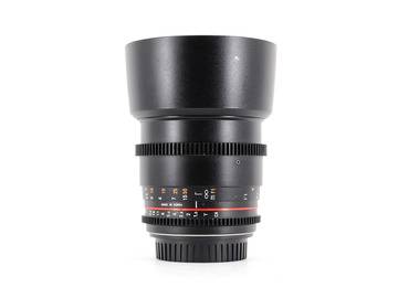 List my kit: Samyang VDSLR Cine Lens 85mm T1.5 Canon EF Mount