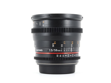 List my kit: Samyang VDSLR Cine Lens 50mm T1.5 Canon EF Mount