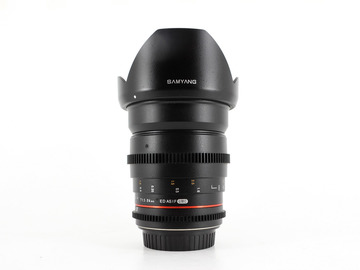 List my kit: Samyang VDSLR Cine Lens 24mm T1.5 Canon EF Mount