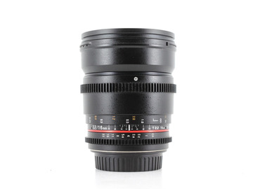 List my kit: Samyang VDSLR Cine Lens 16mm T2.2 Canon EF Mount