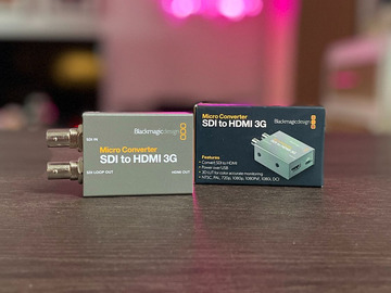 List my kit: Blackmagic HDMI To SDI 3G Micro Converter