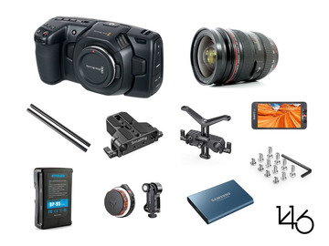 List my kit: Blackmagic Cinema Camera 4k Mini Rig - Lens, Follow Focus etc.