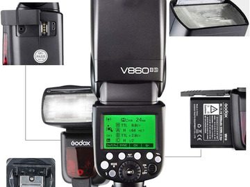 List my kit: GODOX V860II-S TTL Camera Flash 1/8000s