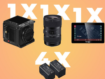 List my kit: Red Komodo, PortKeys 2200nits, 4XBattery, Sigma 18-35 1.8f