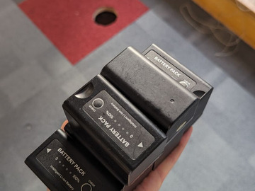 List my kit: 6x CANON BP BATTERY 7800mAh