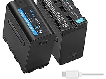 List my kit: SonyNP-F970 2 X 7800mAh batteries