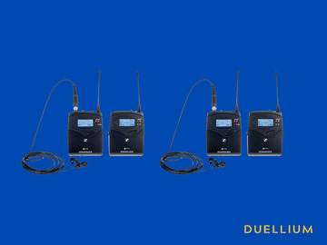 List my kit: 2x Sennheiser EW 112P G4 Wireless Lapel Mic Kit