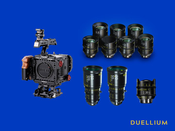List my kit: Red Komodo 6K + DZOFILM Vespid Prime Lens + Pictor zoom set 
