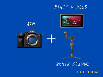 List my kit: Sony A7IV + Ronin RS3 PRO combo + Ninja V PLUS