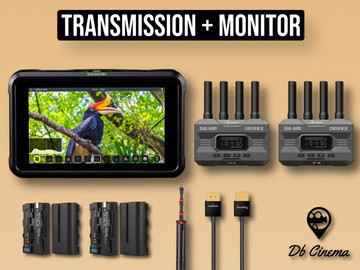 List my kit: Atomos Monitor +  video transmitter teradek + batteries 4x
