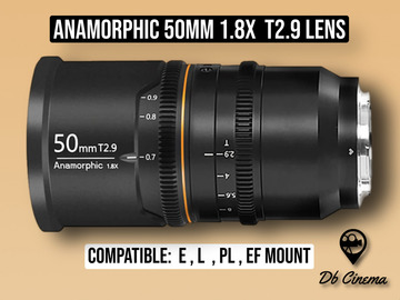 List my kit: Great Joy 50mm Anamorphic Cine Lens Amber flare(like Sirui) 